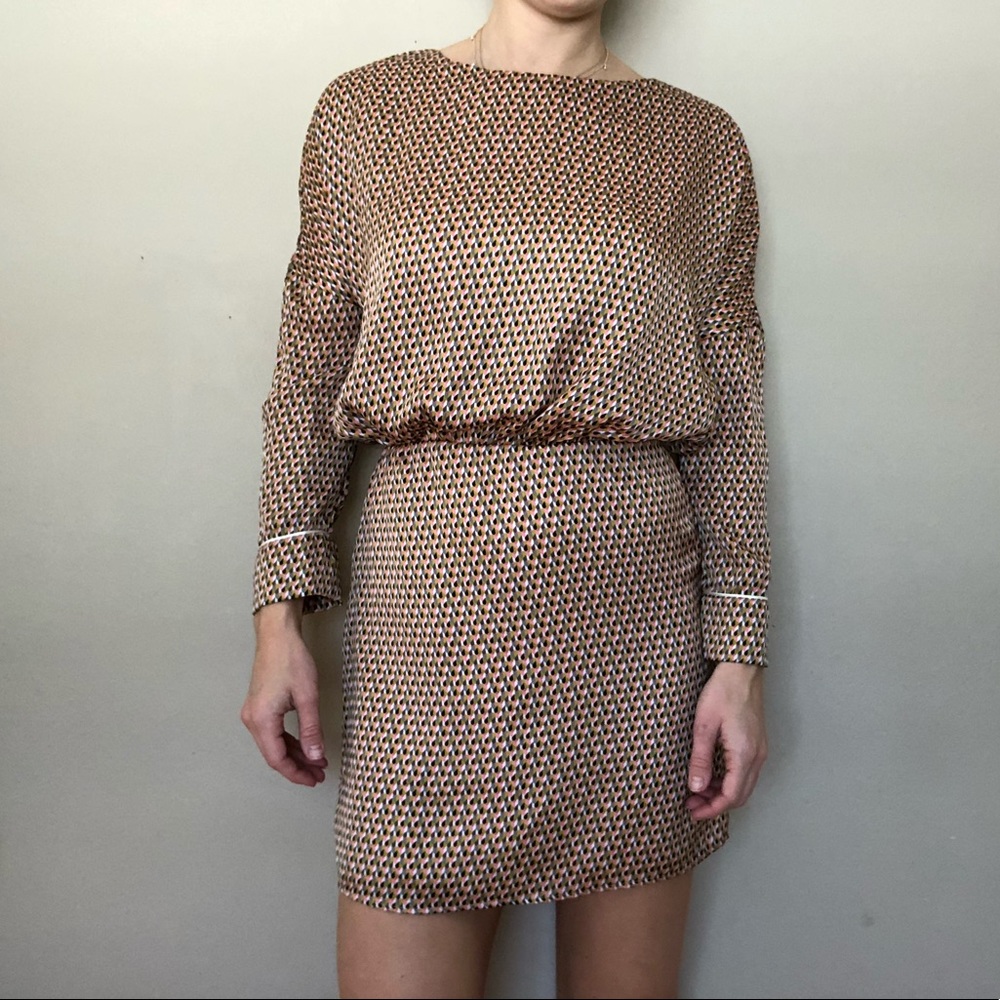 Open back mini dress